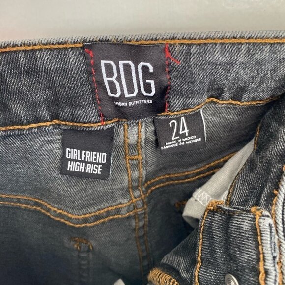 Bdg Urban Outfitters Denim Girlfriend High Rise Jeans Womens Size 24 - Picture 4 of 8